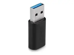 АДАПТЕР LINDY - USB-A към USB-C - USB 3.2 Type A to C adapter - Black - PN 41904