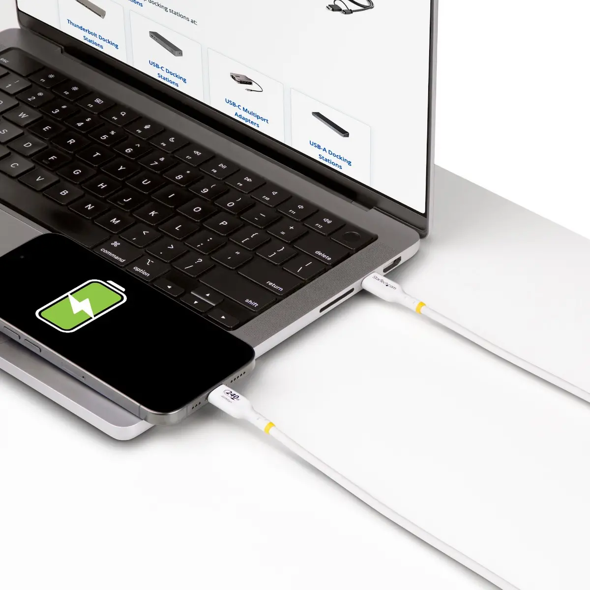 CABLU USB STARTECH - USB-C la USB-C - 4,0 m - Alb - PN USB2EPR4MW - image 5