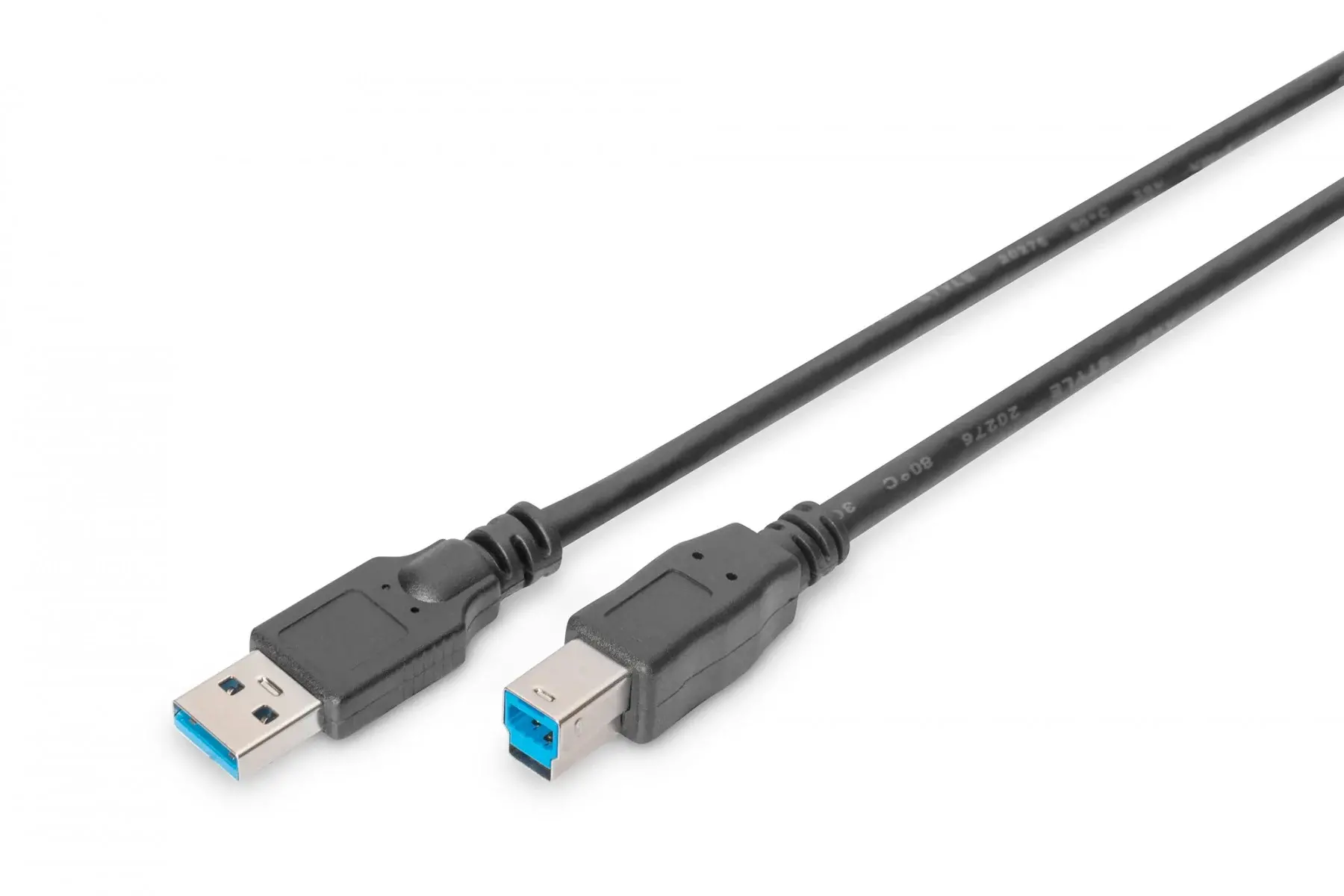 ΚΑΛΩΔΙΟ USB DIGITUS - USB-A σε USB-B - 1,8 m - Μαύρο - PN DB-300115-018-S