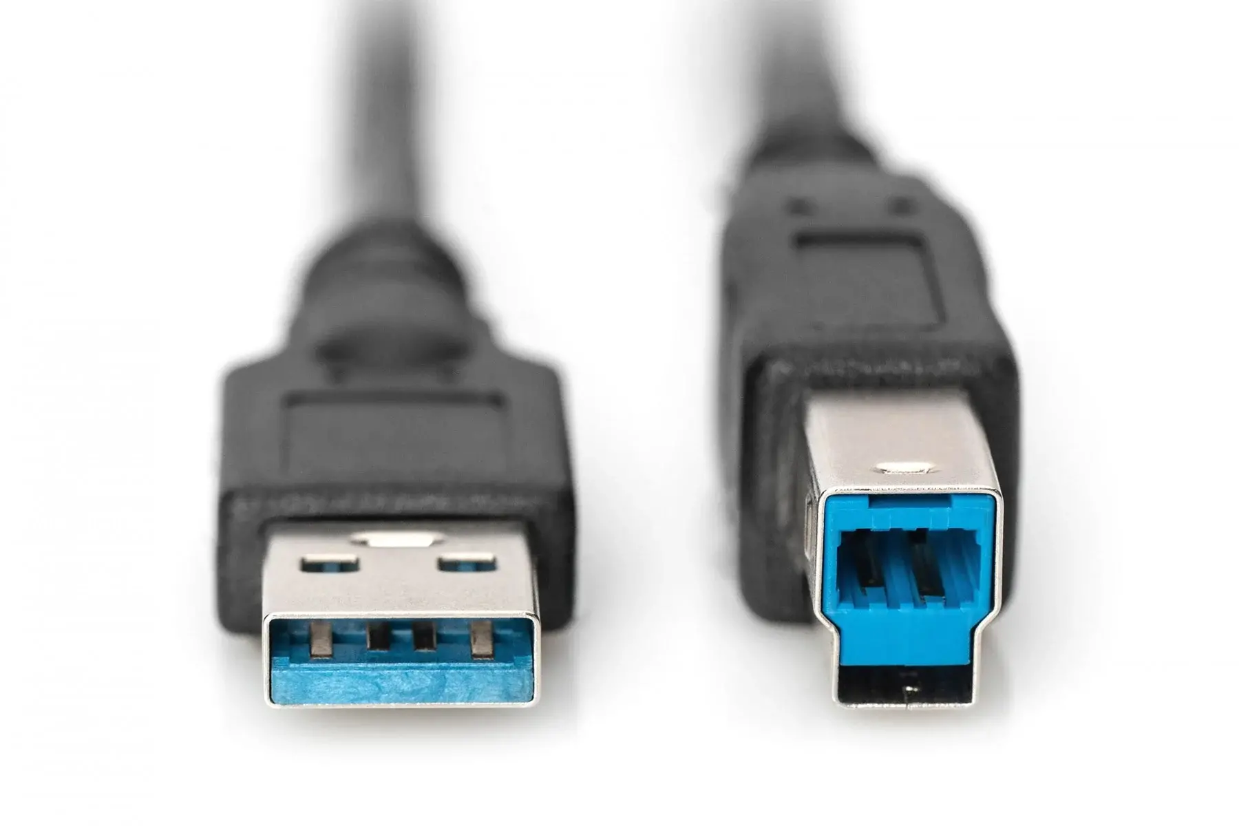 CABLU USB DIGITUS - USB-A la USB-B - 1,8 m - Negru - PN DB-300115-018-S - image 1