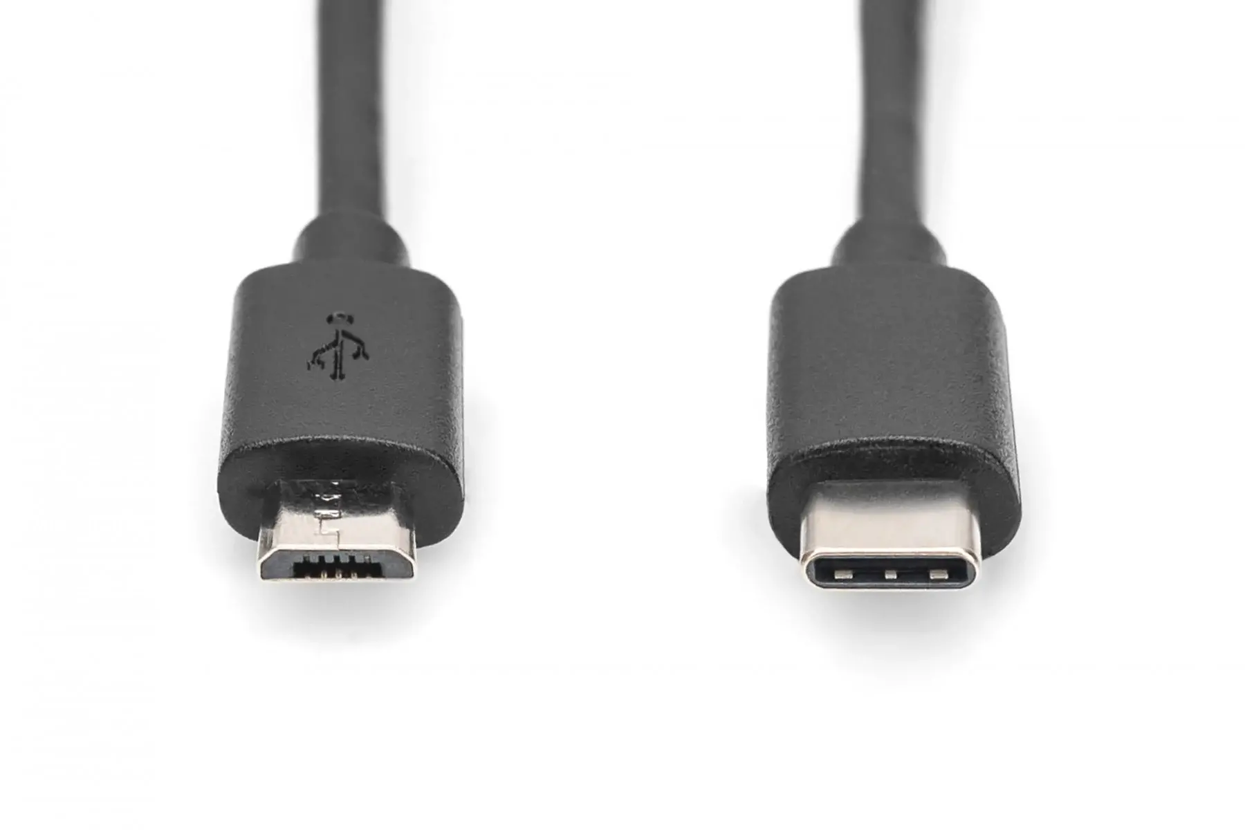 ΚΑΛΩΔΙΟ USB DIGITUS - USB-C σε micro USB-B - 1,8 m - Μαύρο - PN DB-300137-018-S
