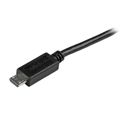 CABLU USB STARTECH - USB la micro USB - 3,0 m - Negru - PN USBAUB3MBK - 2