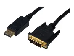 КАБЕЛ DIGITUS - DisplayPort 1.1 to DVI - 2,0 m - Black - PN AK-340306-020-S