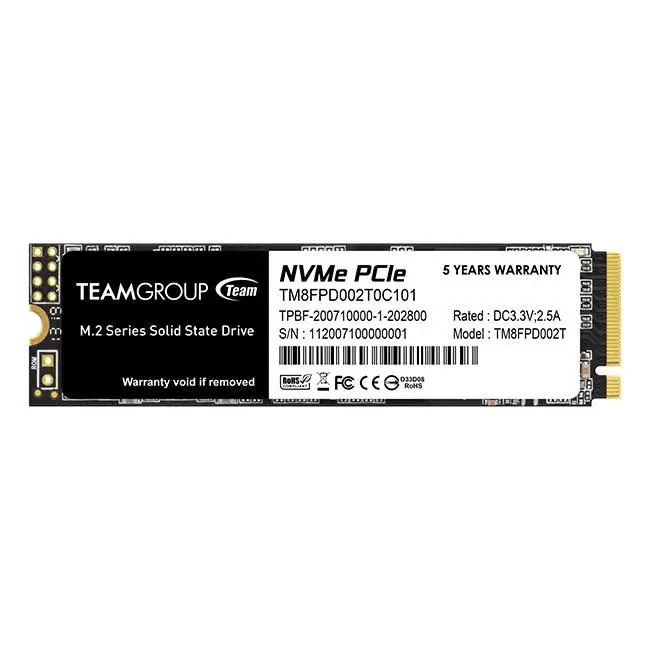 ВЪТРЕШЕН ТВЪРД ДИСК Team Group SSD MP33 PRO - 2TB - M.2 2280 PCie3 - PN TM8FPD002T0C101