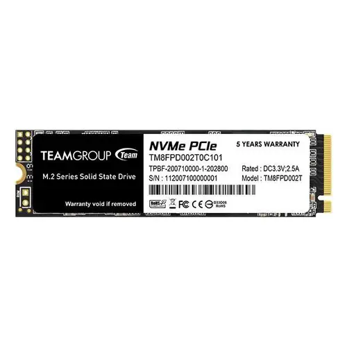 ВЪТРЕШЕН ТВЪРД ДИСК Team Group SSD MP33 PRO - 2TB - M.2 2280 PCie3 - PN TM8FPD002T0C101 - 1
