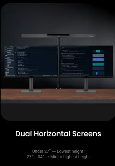 Lampă de citit pentru monitor BenQ Table ScreenBar Max argintiu - image 5