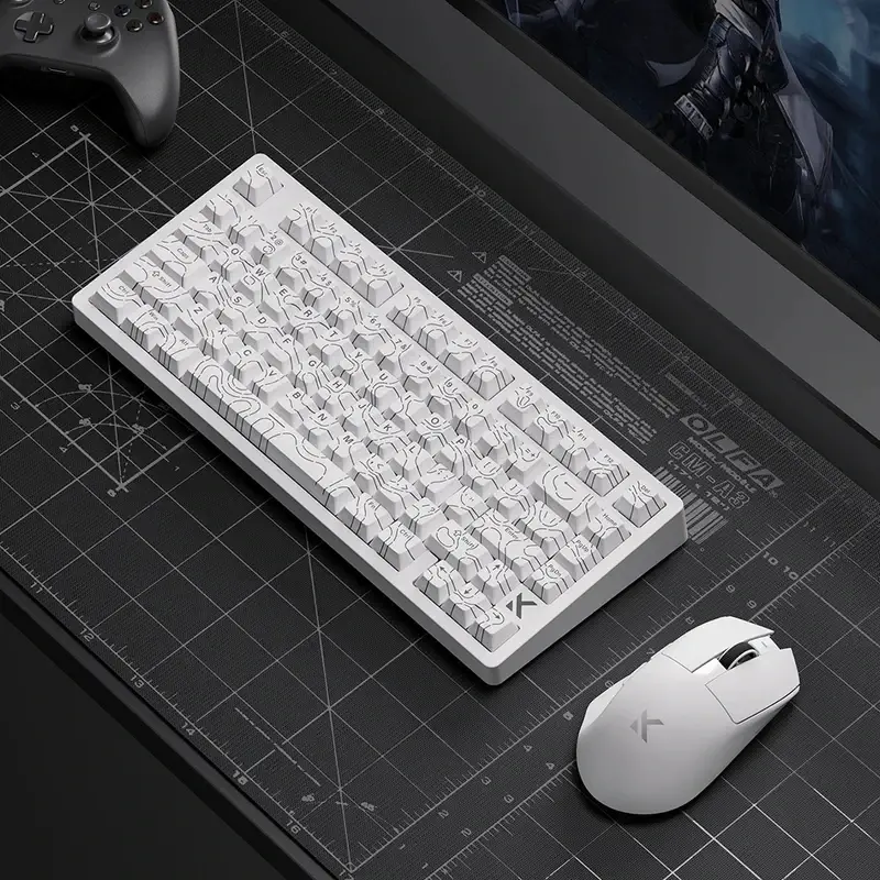 MCHOSE gaming μηχανικό πληκτρολόγιο Jet75 Topographic - 8K, Kailh Magnetic God Switch [Linear] (Αγγλικό US), μαύρο - image 1