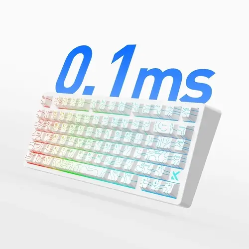 MCHOSE gaming μηχανικό πληκτρολόγιο Jet75 Topographic - 8K, Kailh Magnetic God Switch [Linear] (Αγγλικό US), μαύρο - 4