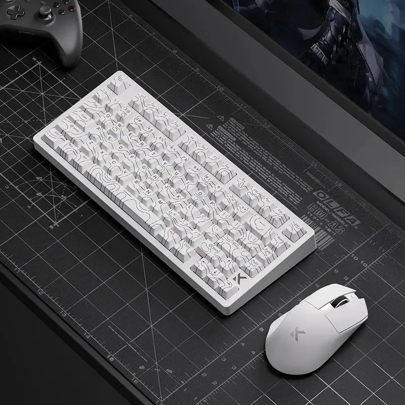 MCHOSE gaming μηχανικό πληκτρολόγιο Jet75 - 8K, Kailh Magnetic God Switch [Linear] (Αγγλικό US), μαύρο - image 1