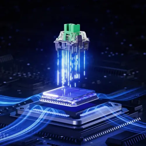 MCHOSE gaming μηχανικό πληκτρολόγιο Jet75 - 8K, Kailh Magnetic God Switch [Linear] (Αγγλικό US), μαύρο - 5