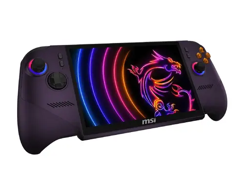 Κονσόλα παιχνιδιών MSI Claw 8 EX AI+ CG3EM - 8" IPS FHD+(1920x1200) 120Hz VRR, Intel Arc G3 Extreme, 32GB LPDDR5x, 1TB SSD, Win 11 Home - Void Purple - 2