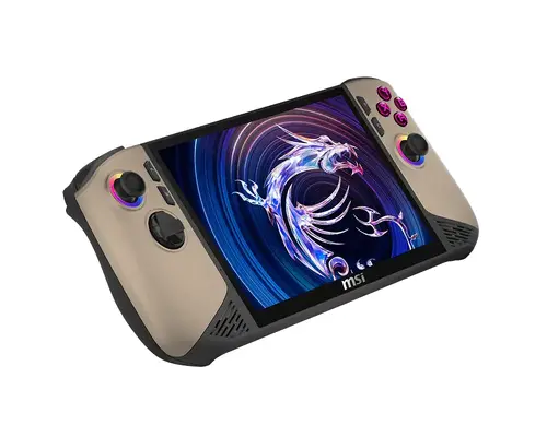 Игрова конзола MSI Claw 8 AI+ A2VM-066GR - 8" IPS FHD+(1920x1200) 120Hz VRR, Intel Core Ultra 7 258V, 32GB LPDDR5x, 1TB SSD, Win 11 Home - Sandstorm - 3