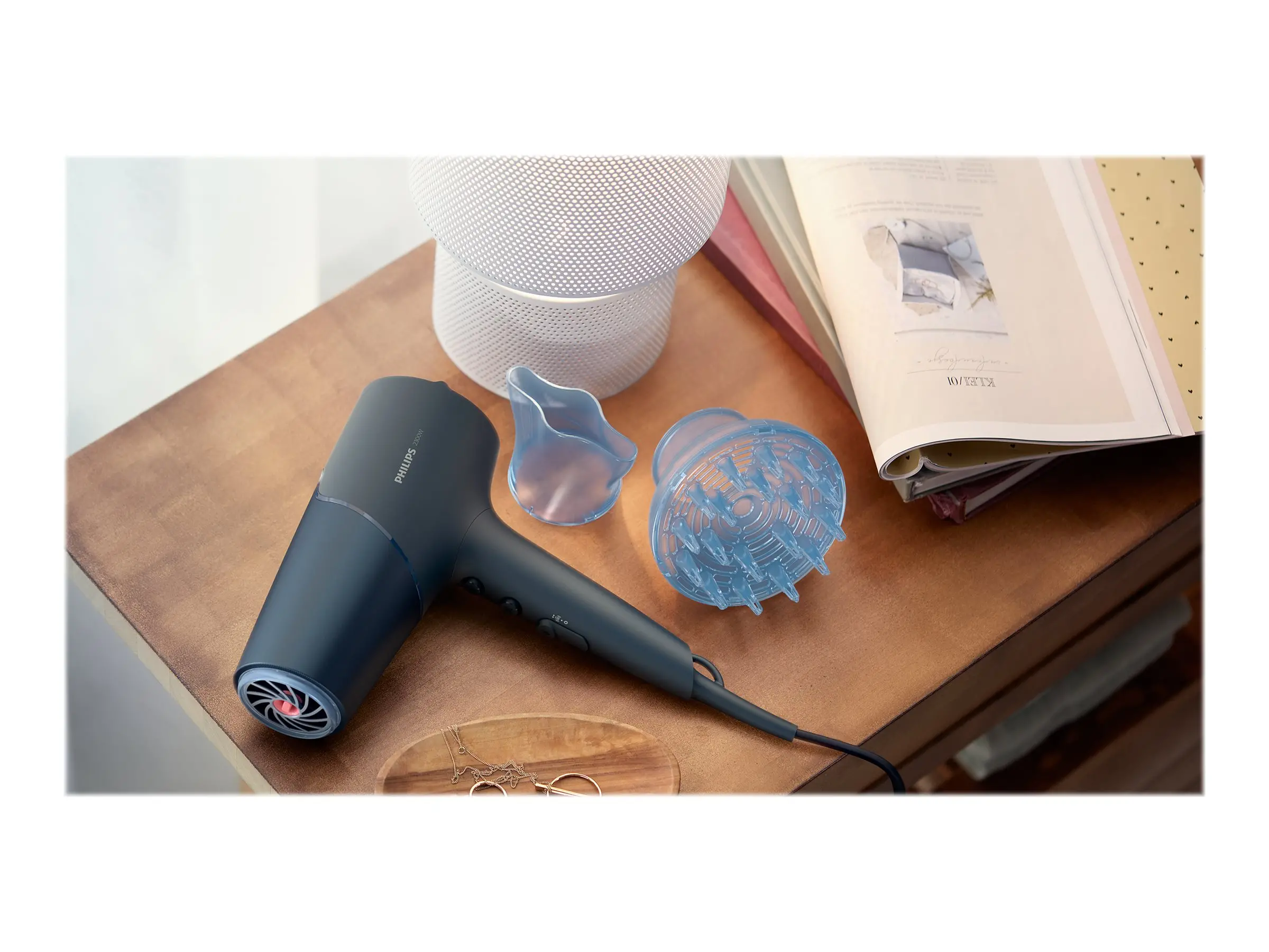 PHILIPS Uscător de păr 2300W Series 5000 tehnologie ThermoShield ionic 3 setări de căldură și 2 de viteză - image 8