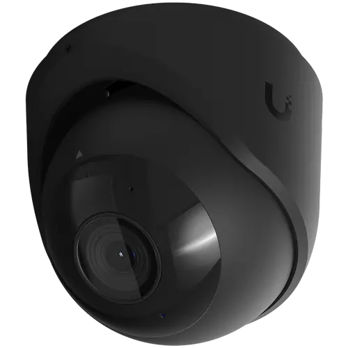 Ubiquiti UVC-G6-Turret-B Black, All-weather, tamper-resistant 4K PoE camera with a 1/1.8" 8MP image sensor, Multi-TOPs AI Engine, and 3-axis manual adjustments for flexible installation