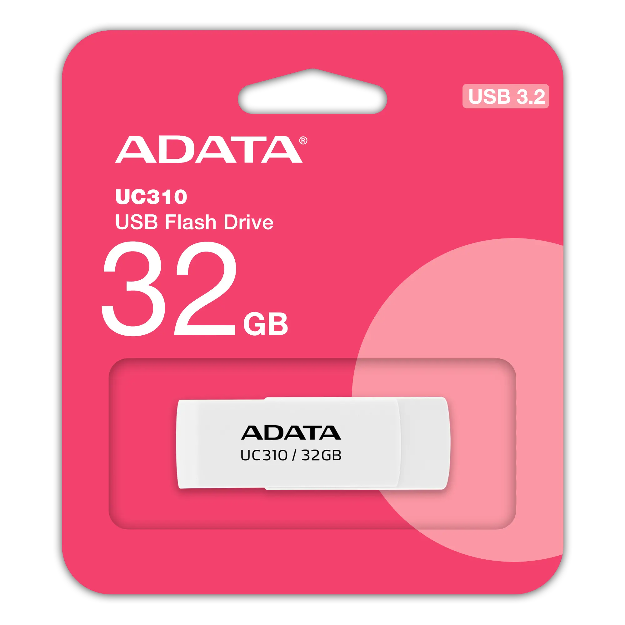 Memorie, 32GB UC310 ADATA alb