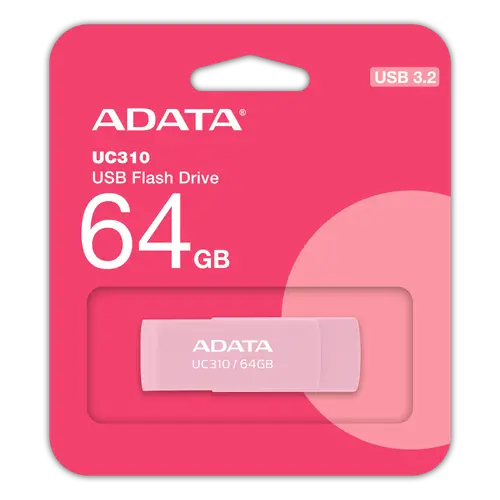 Памет, 64GB UC310 ADATA PINK