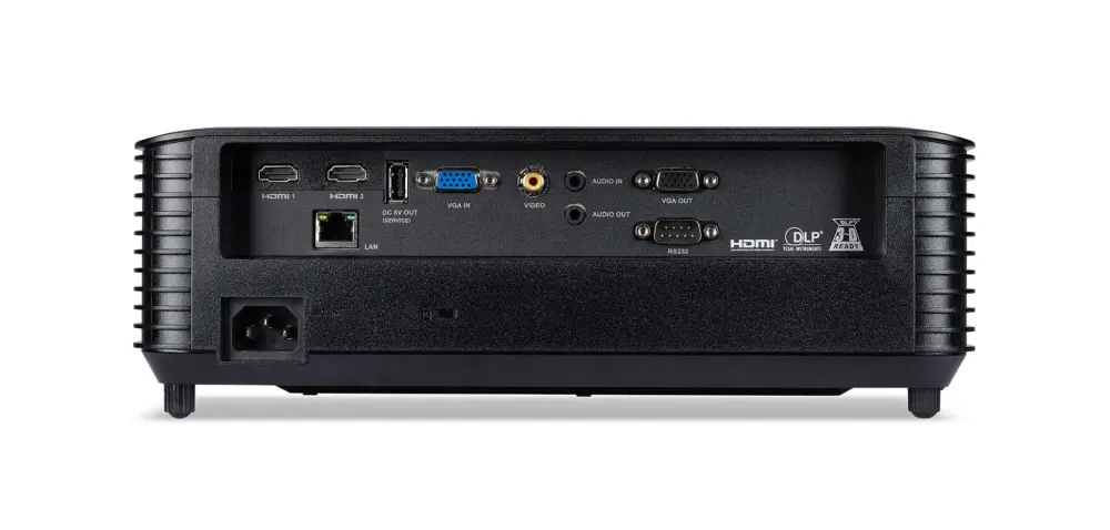 Proiector multimedia, Acer Projector X1328WHn, DLP, WXGA (1280x 800), 5000 ANSI Lumens, 20 000:1, 1.1x, 3D ready, HDMI 1.4x2, VGA in/out, DC Out - image 2