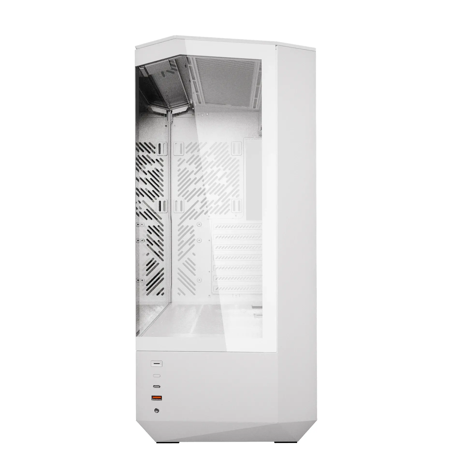 Darkflash carcasă Case ATX - DY460 Alb - 4 x 120 mm ventilatoare A-RGB incluse, USB-C - image 10