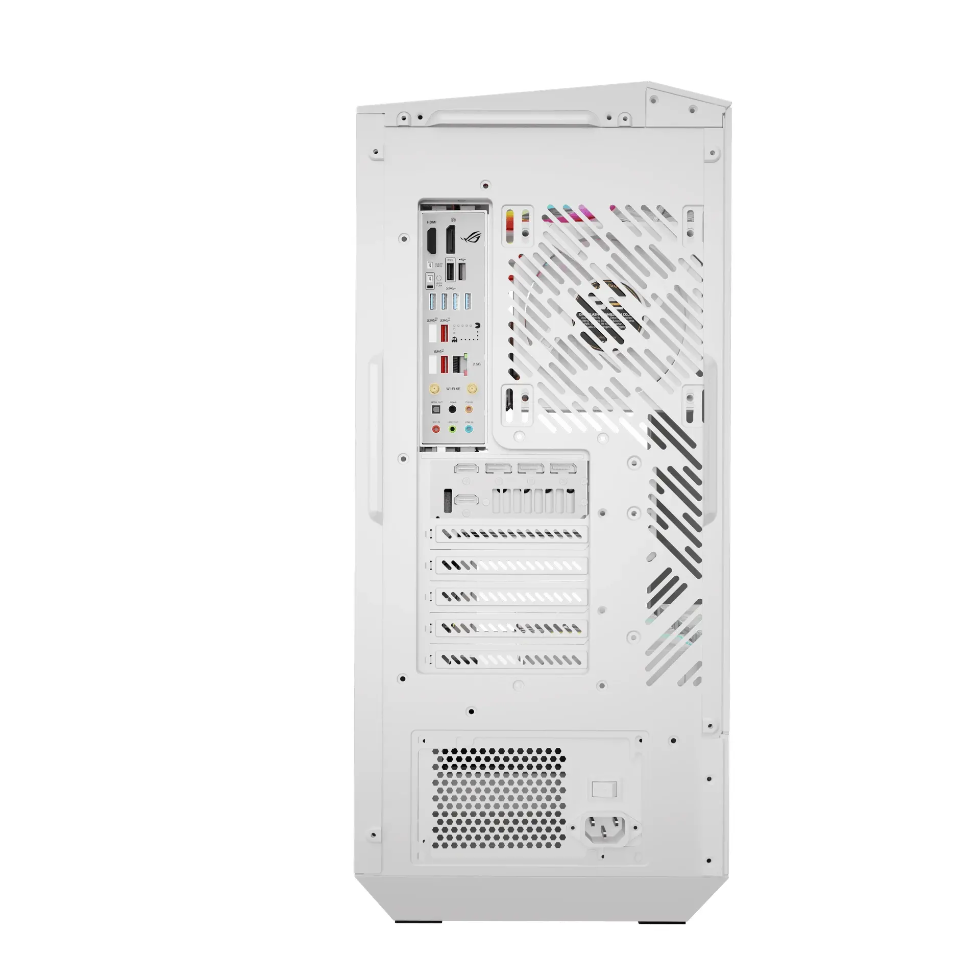 Darkflash carcasă Case ATX - DY460 Alb - 4 x 120 mm ventilatoare A-RGB incluse, USB-C - image 5