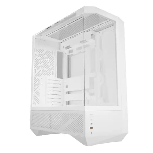 Darkflash κουτί Case ATX - DY460 Λευκό - περιλαμβάνονται 4 x 120 mm ανεμιστήρες A-RGB, USB-C - 8