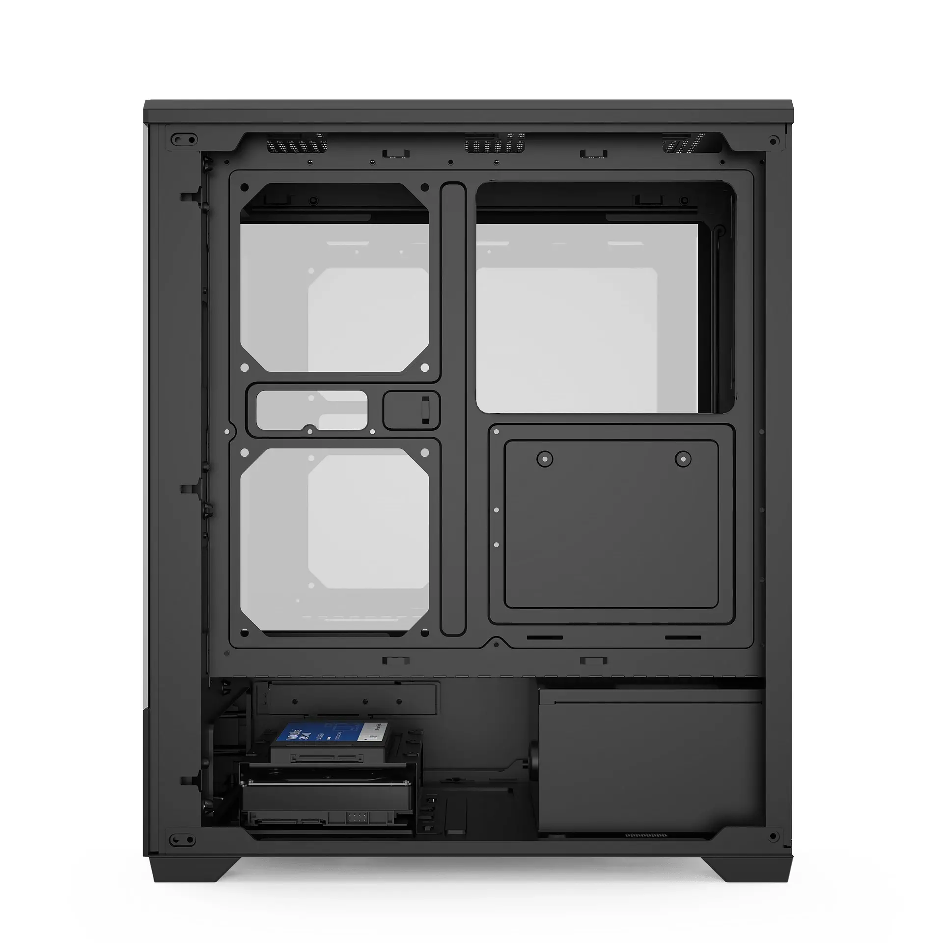 Aigo кутия Case ATX - C365 Black - 3 x 120 mm A-RGB fans included - image 6