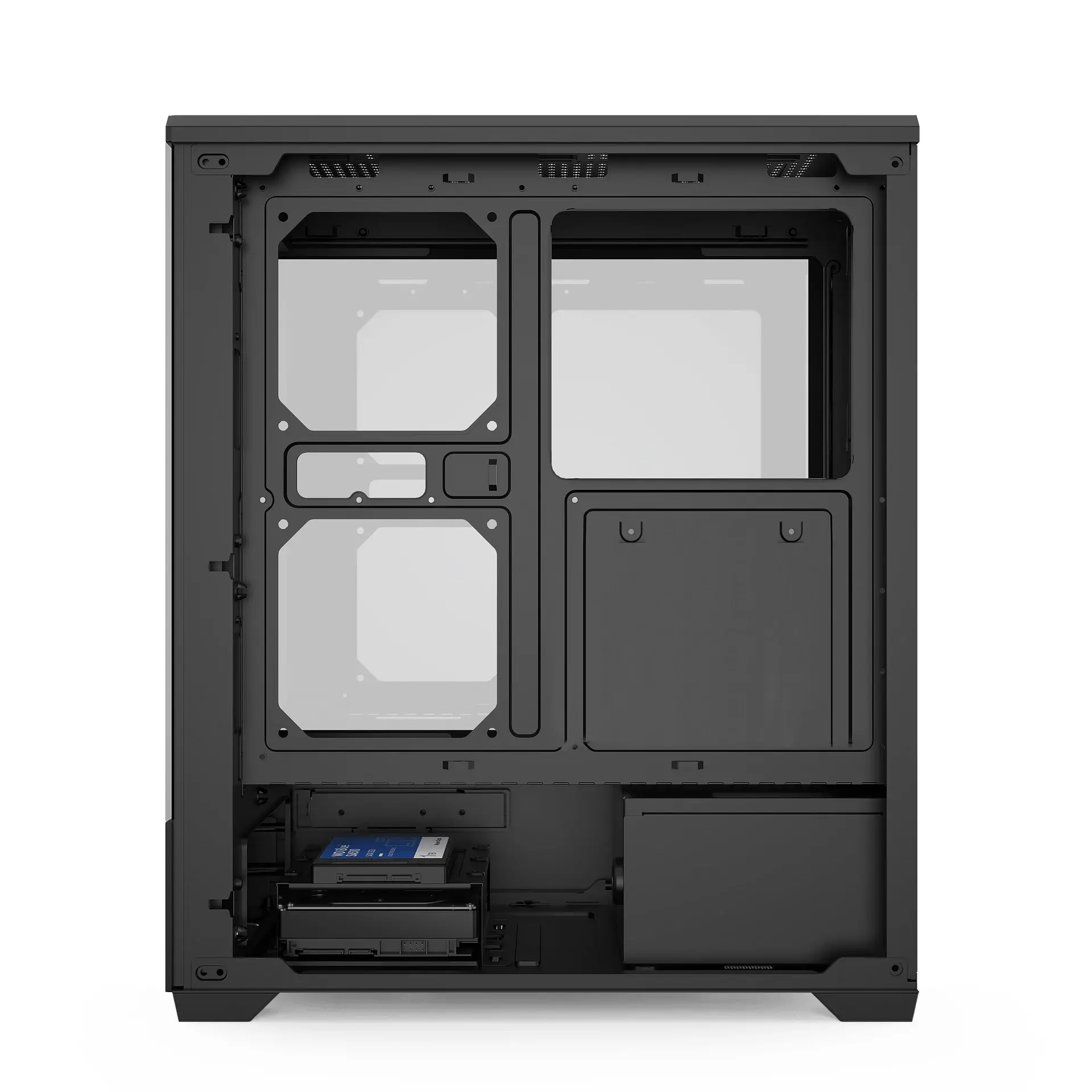 Aigo кутия Case ATX - C365 Black - 3 x 120 mm A-RGB fans included - image 7
