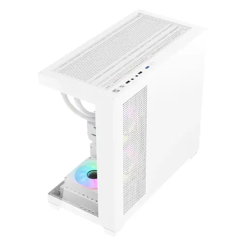 Darkflash carcasă Case mATX - DS900M alb - 6 x 120 mm Infinity Mirror A-RGB - 4