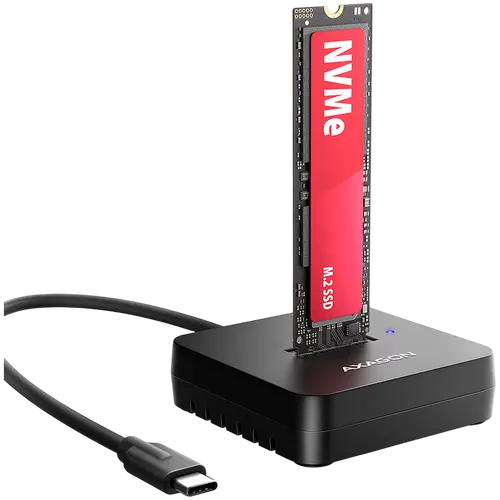 Σταθμός σύνδεσης ADSA-M2C11L USB-C 10Gbps για M.2 NVMe SSD - 1