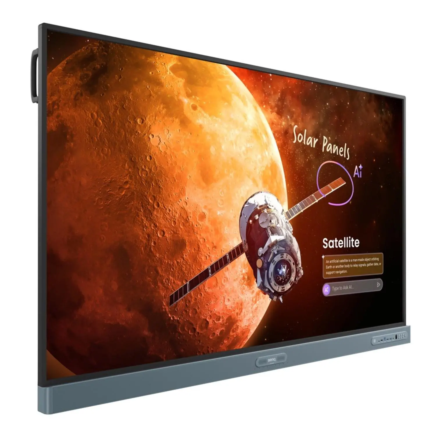 Display interactiv BenQ RP7505, 75", senzori pentru calitatea aerului, ionizator integrat - image 2