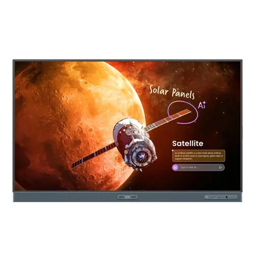 Интерактивен дисплей BenQ RP7505, 75", сензори за качество на въздуха, вграден йонизатор Интерактивен дисплей BenQ RP7505, 75", сензори за качество на въздуха, вграден йонизатор