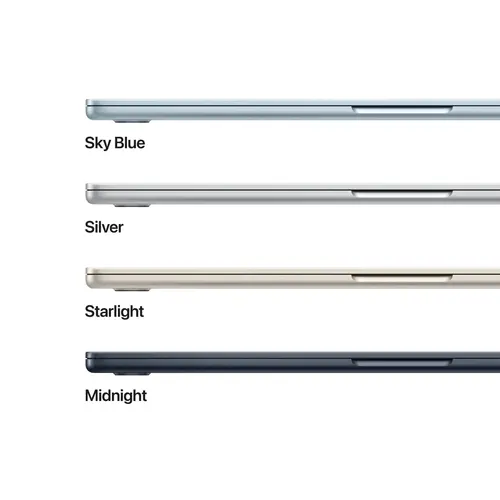 Лаптоп, Apple MacBook Air 15.3: Apple M5 chip with 10-core CPU and 10-core GPU, 16GB, 1TB SSD - Starlight - 3