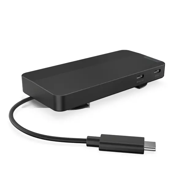 Докинг станция, Lenovo Value Bundle USB-C Dual Display Travel Dock+ThinkPad Essential 15.6-inch Backpack (Eco)+Lenovo Essential Wireless Combo Keyboard & Mouse Gen2 Black-Bulgarian - image 1