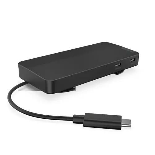 Докинг станция, Lenovo Value Bundle USB-C Dual Display Travel Dock+ThinkPad Essential 15.6-inch Backpack (Eco)+Lenovo Essential Wireless Combo Keyboard & Mouse Gen2 Black-Bulgarian - 2