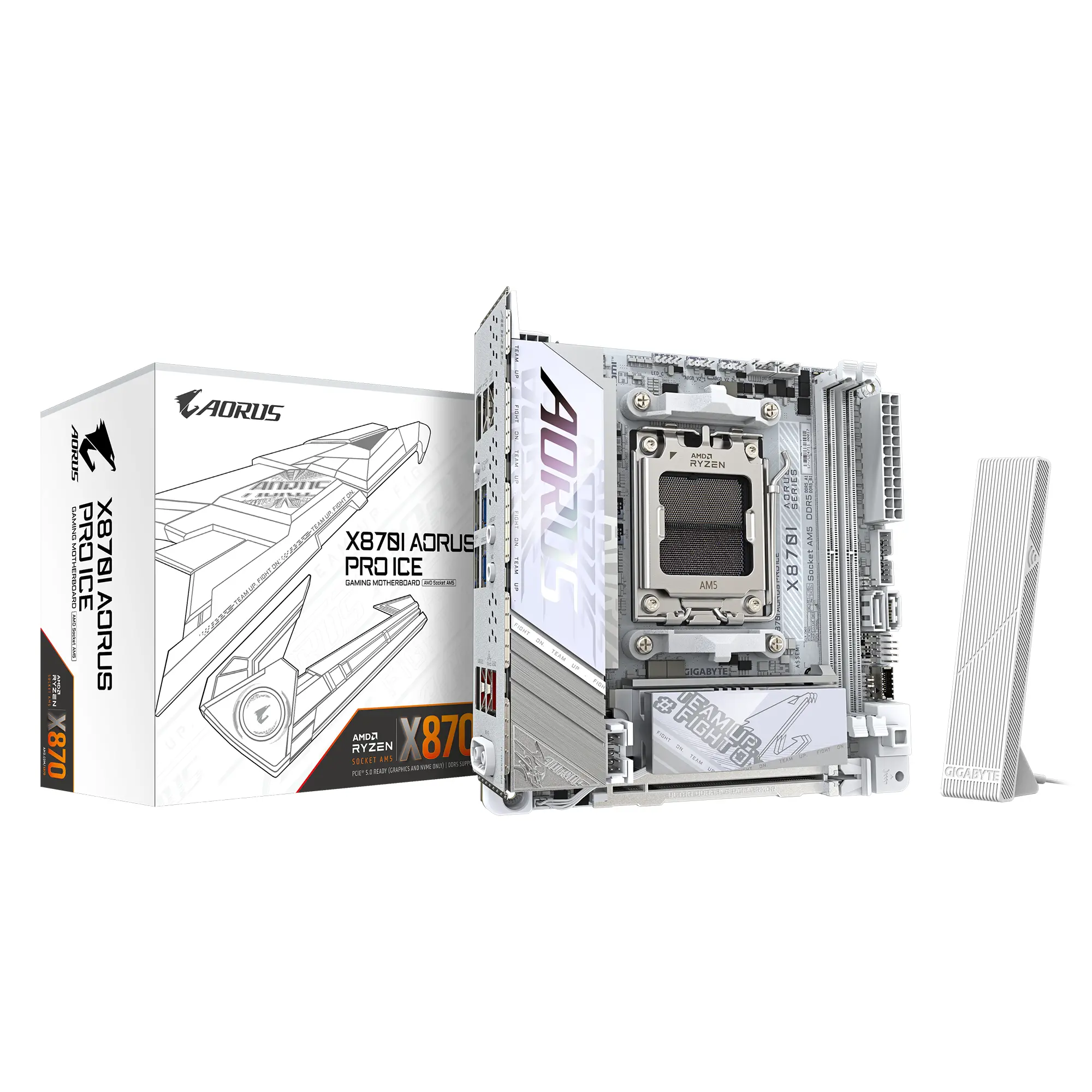 Дънна платка GIGABYTE X870I AORUS PRO ICE WIFI 7, Socket AM5 - image 5
