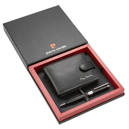 Подаръчен комплект с портфейл и химикал Pierre Cardin - image 1