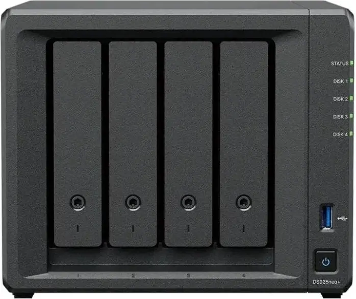 4-bay (up to 9-bay) Synology NAS server for Small and Medium Business DS925neo+