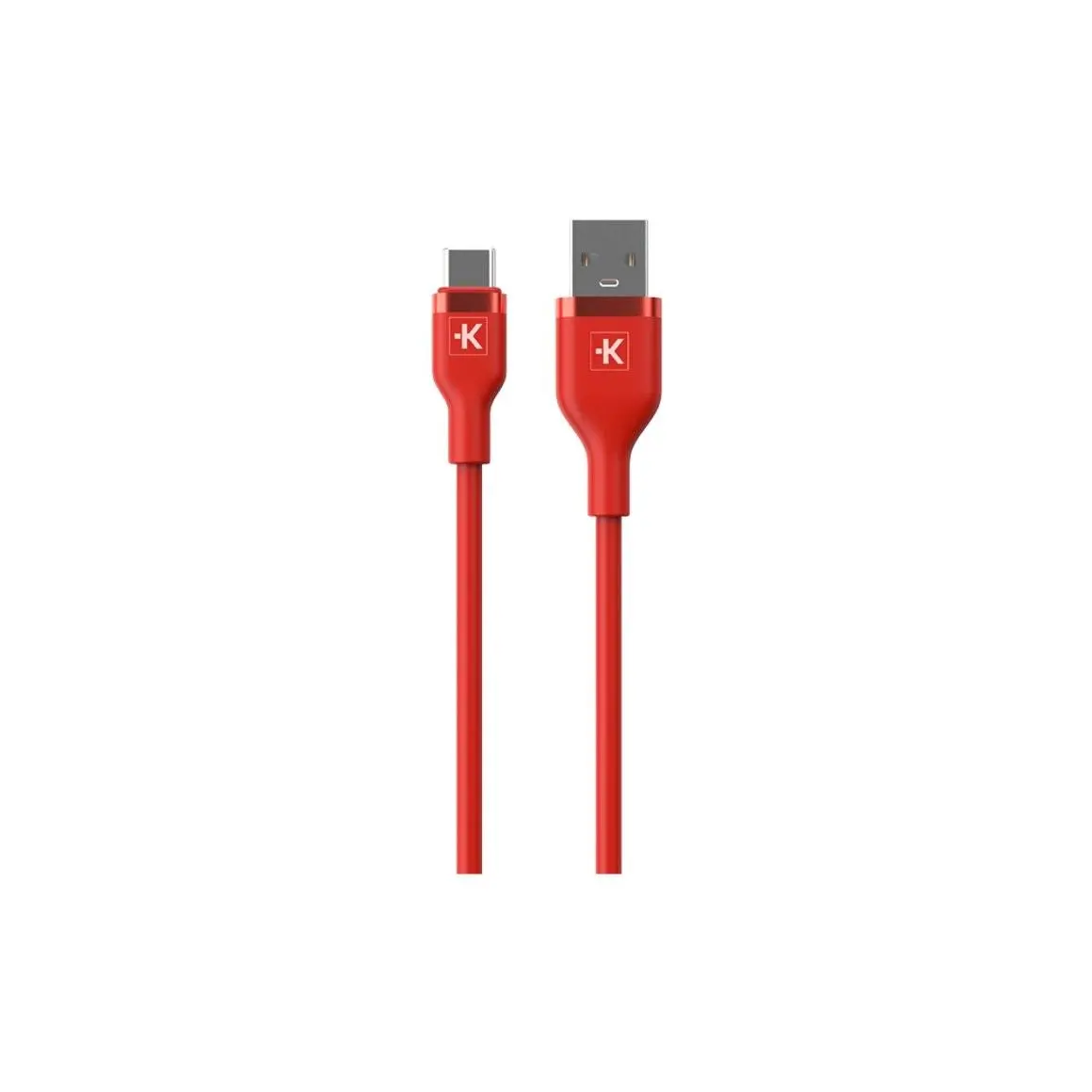 Skross Καλώδιο USB-A 2.0 αρσενικό - USB-C αρσενικό, Κόκκινο, 120 cm, 15w