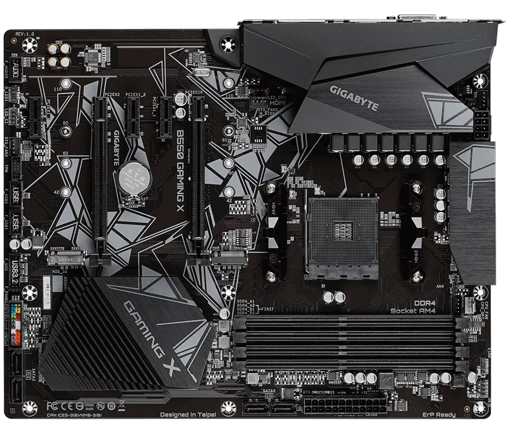 Дънна платка, GIGABYTE GB B550 GAMING X /AM4 - image 1