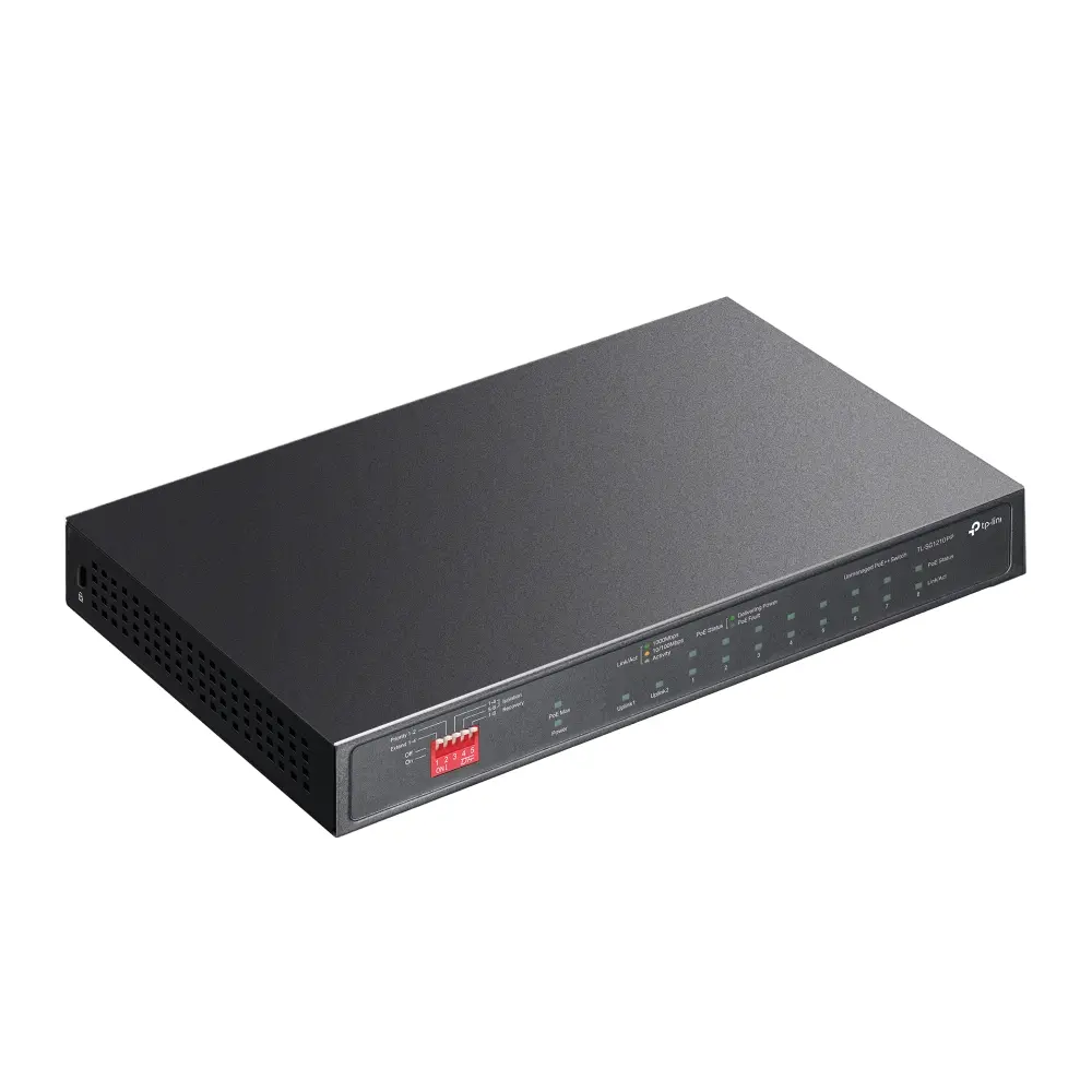 Switch TP-LINK TL-SG1210PP, 10 θύρες GbE, 6xPoE+, 2xPoE++, 2x1Gb, 1xSFP θύρα combo - image 3