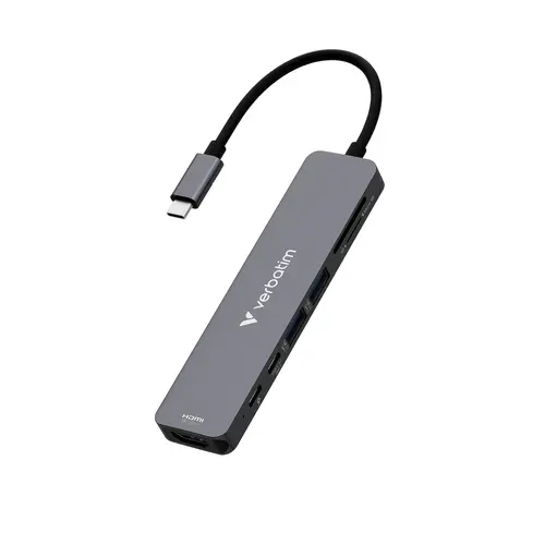 USB хъб, Verbatim USB-C Essentials Multiport Hub 7 Port - 1