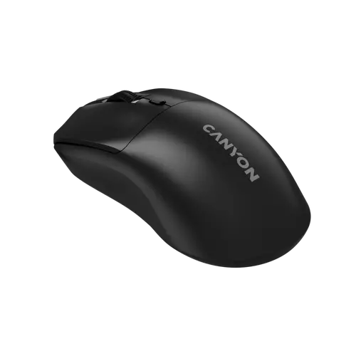 CANYON Mouse OnClick W06, 4 butoane, 1600DPI, ușor, fără fir, negru - 2