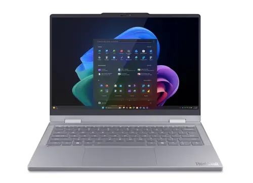 Лаптоп, Lenovo ThinkBook 14 2-in-1 G6 Intel Core Ultra 5 325 (up to 4.5GHz, 12MB), 16GB DDR5-5600, 512GB SSD, 14" WUXGA (1920x1200) IPS, Glossy, Touch, Intel Graphics, FHD 1080p&IR Cam, Pen, WLAN, BT, Backlit KB, No FPR, 3 cell, DOS, 3Y Onsite - 6