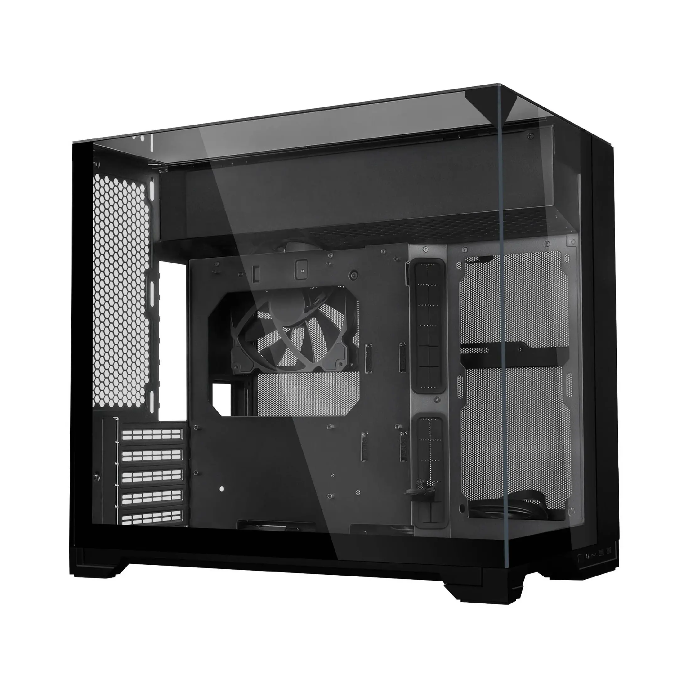 Lian Li Κουτί υπολογιστή mATX - O11 Vision-M - Μαύρο