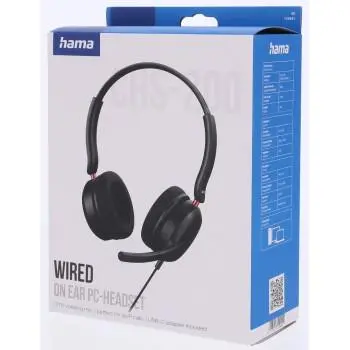 HAMA Слушалки с микрофон „CHS-200“, USB-C / 3.5mm жак, кабел 2 м - 11