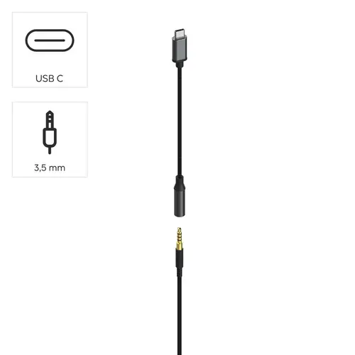 HAMA Слушалки с микрофон „CHS-200“, USB-C / 3.5mm жак, кабел 2 м - 8