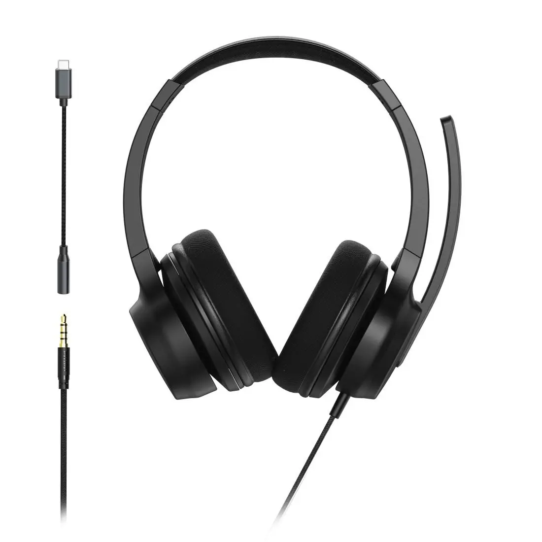 HAMA Căști cu microfon „CHS-300”, USB-C / jack 3.5mm, cablu 2 m - image 9