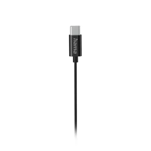HAMA Căști “Curly”, USB-C, microfon, negru - 4