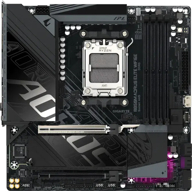 Дънна платка, GIGABYTE GB B850M AORUS ELITE WF6E