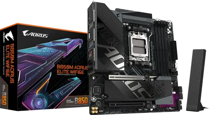 Дънна платка, GIGABYTE GB B850M AORUS ELITE WF6E - image 4