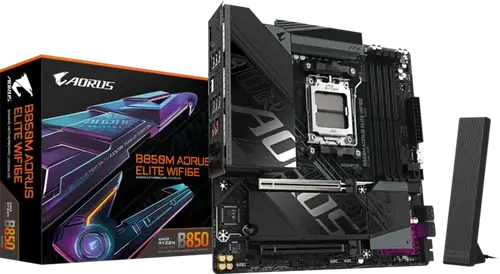 Дънна платка, GIGABYTE GB B850M AORUS ELITE WF6E - 5